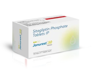 JANUREST™ 50 Tablets 10*7 carton pack shot