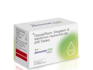 JANUREST™ DM Tablets 10*10 ALU carton pack shot