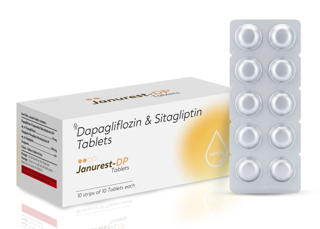 JANUREST™ DP Tablets 10*10 ALU-ALU pack shot