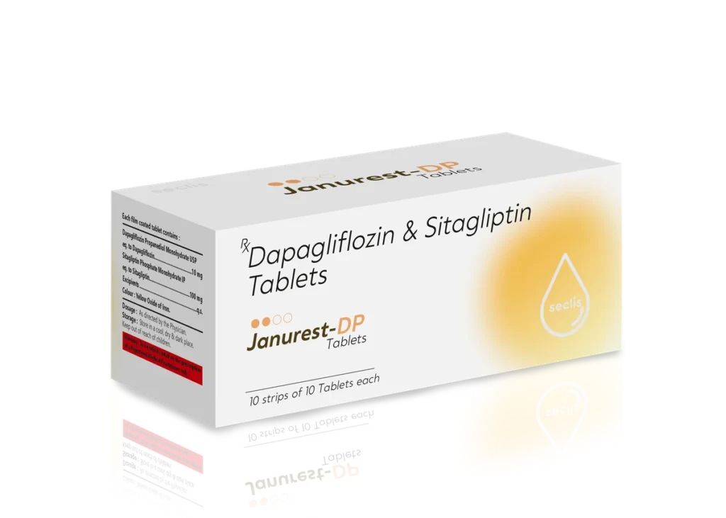 JANUREST™ DP Tablets 10*10 ALU-ALU carton pack shot