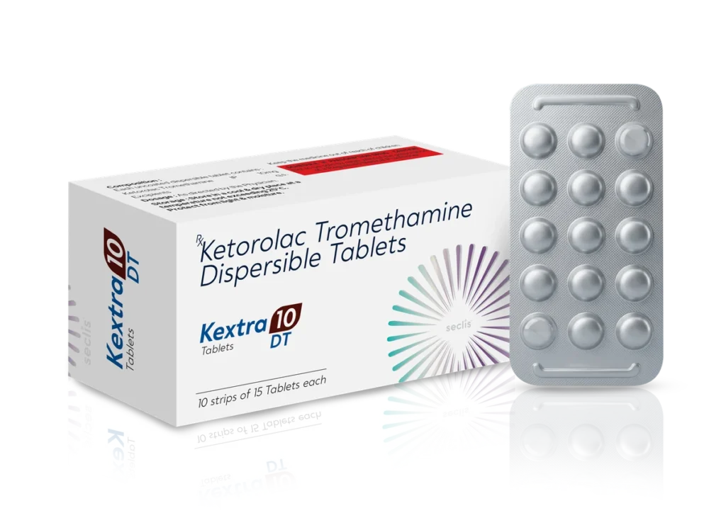 KEXTRA 10DT Dispersible Tablets 10x15 ALU pack shot