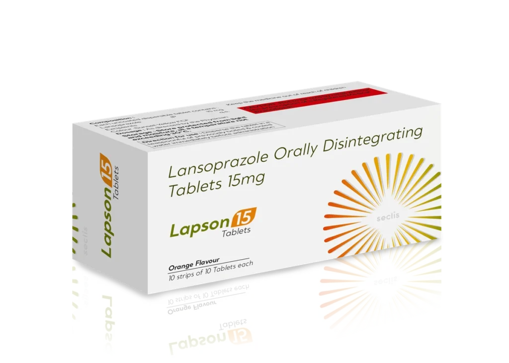 LAPSON 15 Tablet 10X10 ALU carton pack shot