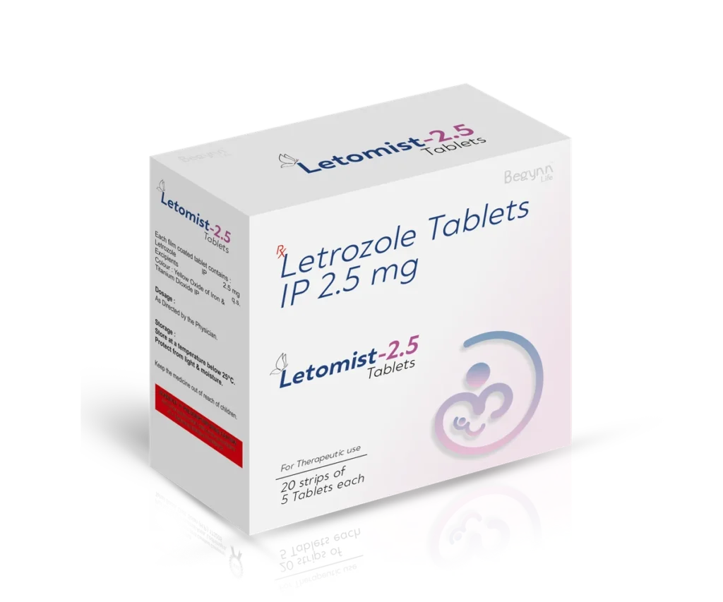 LETOMIST 2.5 Tablets 20*5 Blister carton pack shot