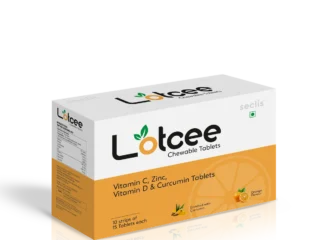 LOTCEE Chewable Tablet 10X15 ALU carton pack shot