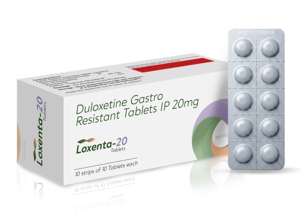 LOXENTA 20 Tablets 10X10 ALU pack shot