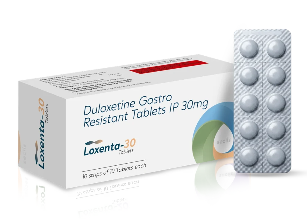 LOXENTA 30 Tablets 10X10 ALU pack shot