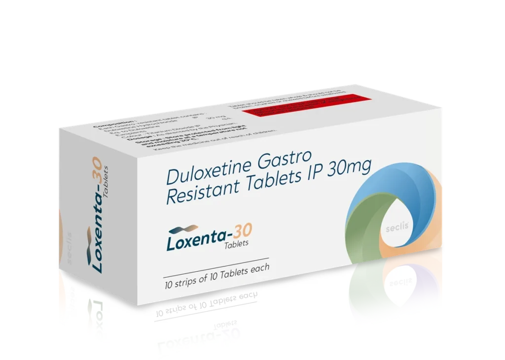 LOXENTA 30 Tablets 10X10 ALU carton pack shot