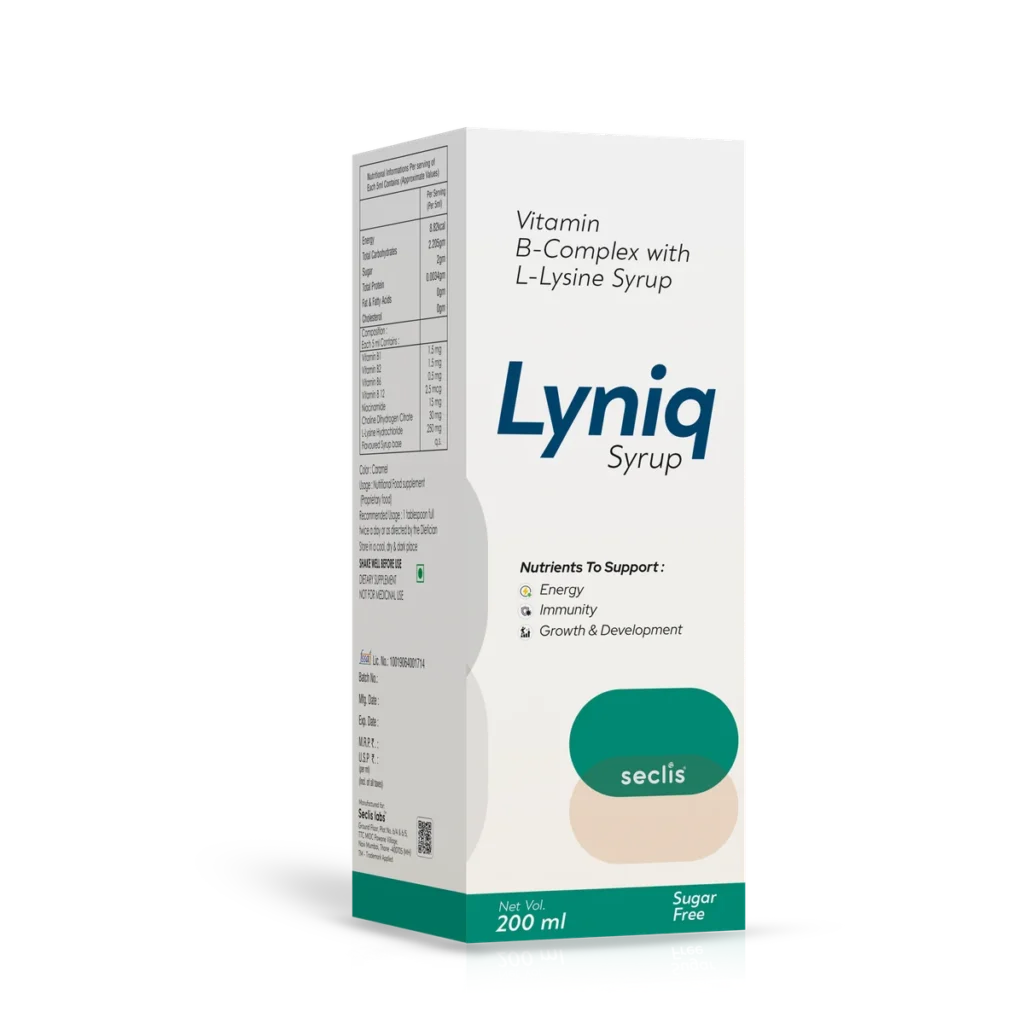 LYNIQ Syrup 200 ML carton pack shot