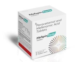 MEFSPIN FORTE Tablets 10*10 BLI carton pack shot