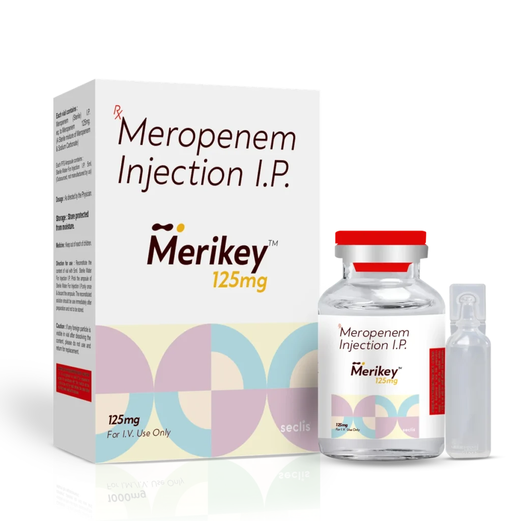 MERIKEY™ 125 MG Injection 1 Vial pack shot