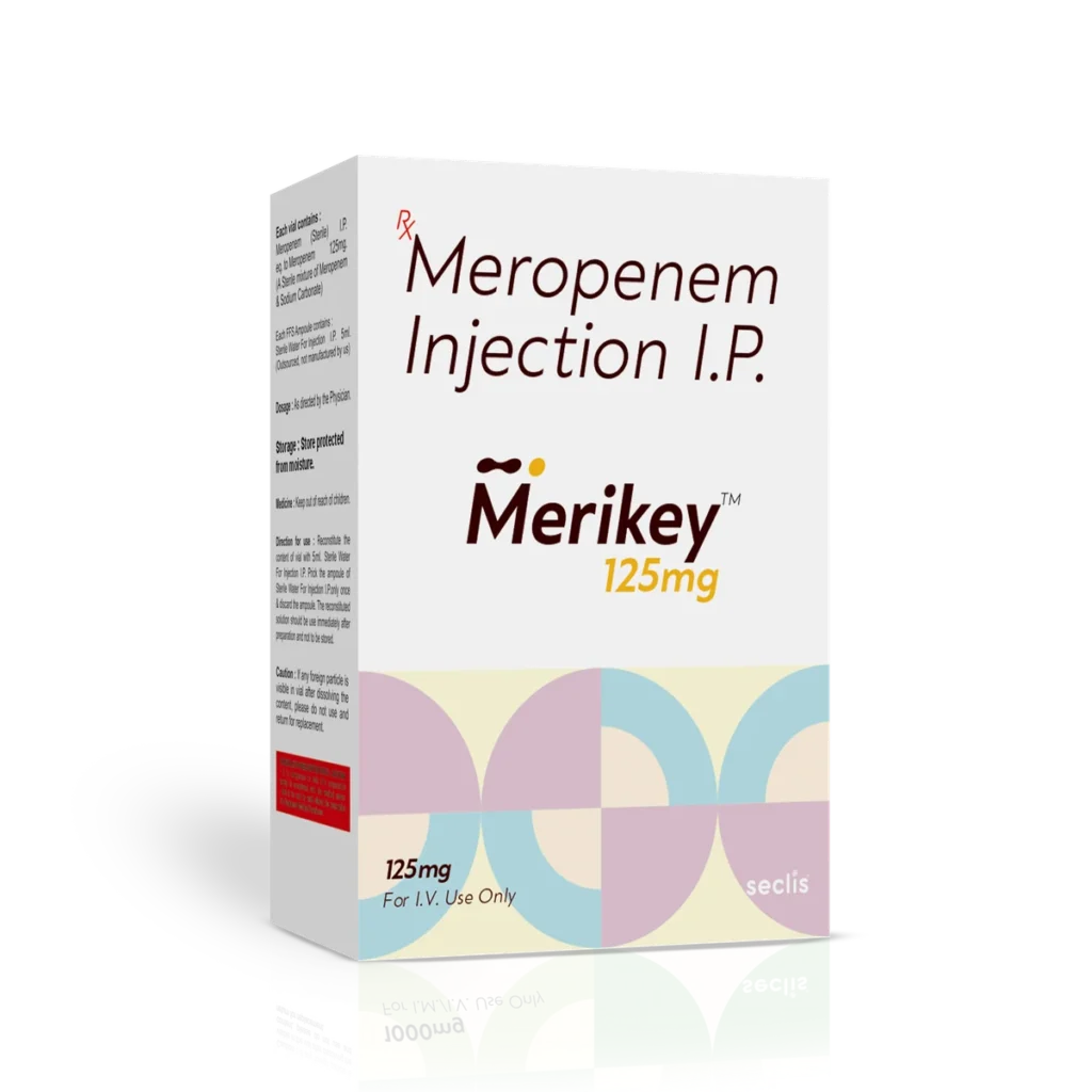 MERIKEY™ 125 MG Injection 1 Vial carton pack shot