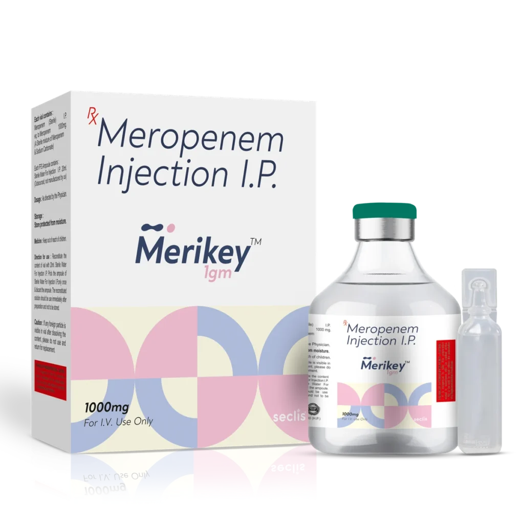 MERIKEY™ 1GM Dry Injection 1 Vial pack shot