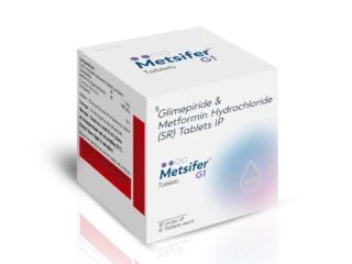 METSIFER™ G1 Tablets (Bi-Layered) 10x15 Blister carton pack shot