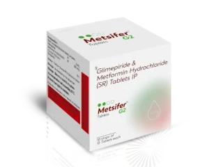 METSIFER™ G2 Tablets (Bi-Layered) 10x15 Blister carton pack shot