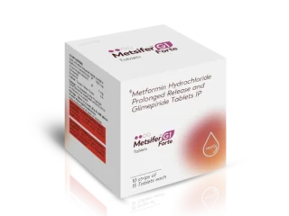 METSIFER™ G1 FORTE Tablets (Bi-Layered) 10*15 Blister carton pack shot