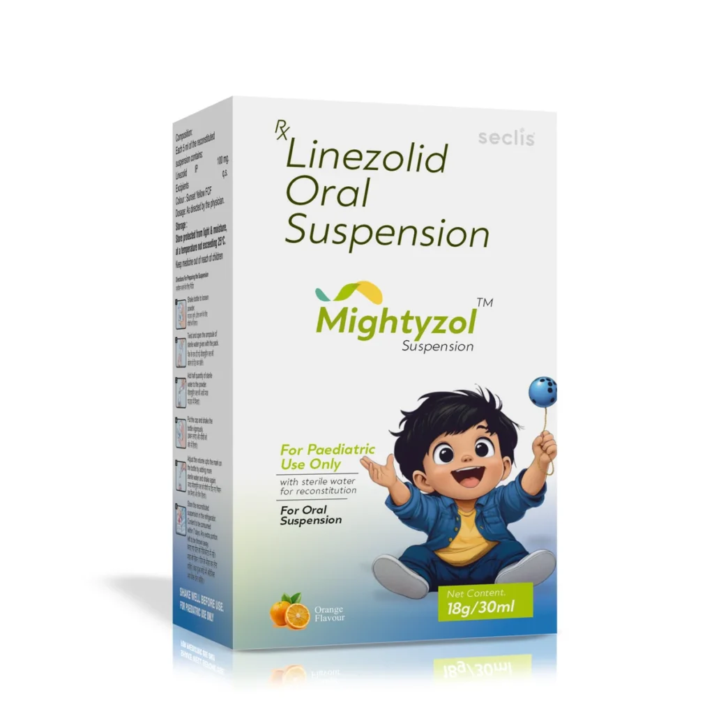 MIGHTYZOL™ Dry Syrup 30 ml carton pack shot