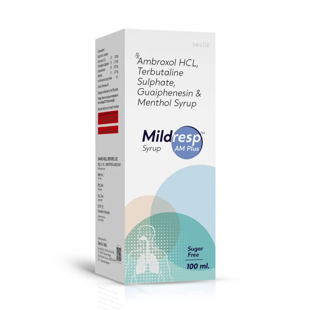 MILDRESP AM PLUS Syrup 100ML carton pack shot
