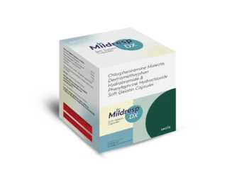 MILDRESP DX Soft Gel Capsules 10*10 Blister carton pack shot