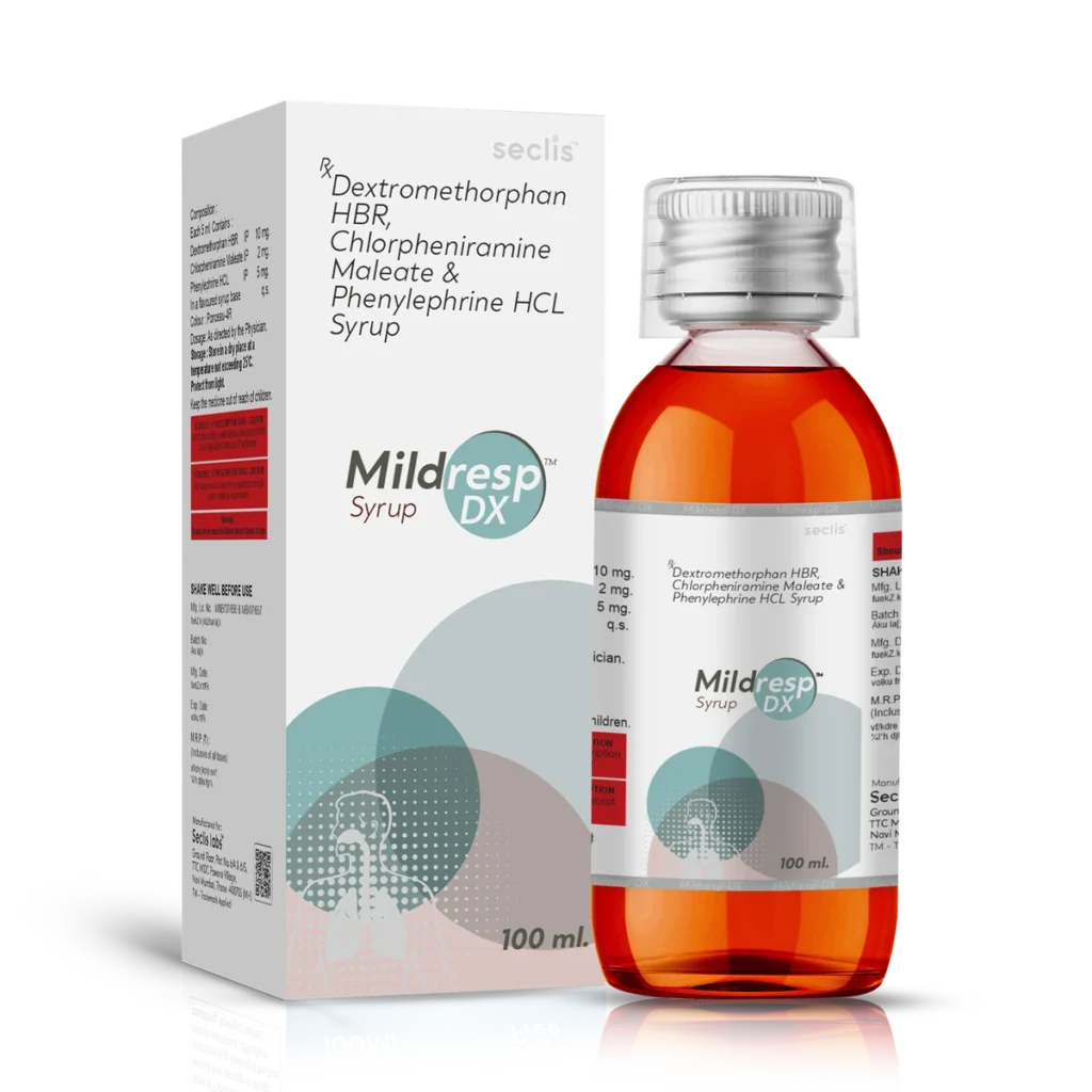 MILDRESP-DX Syrup 60ML (with carton) carton pack shot