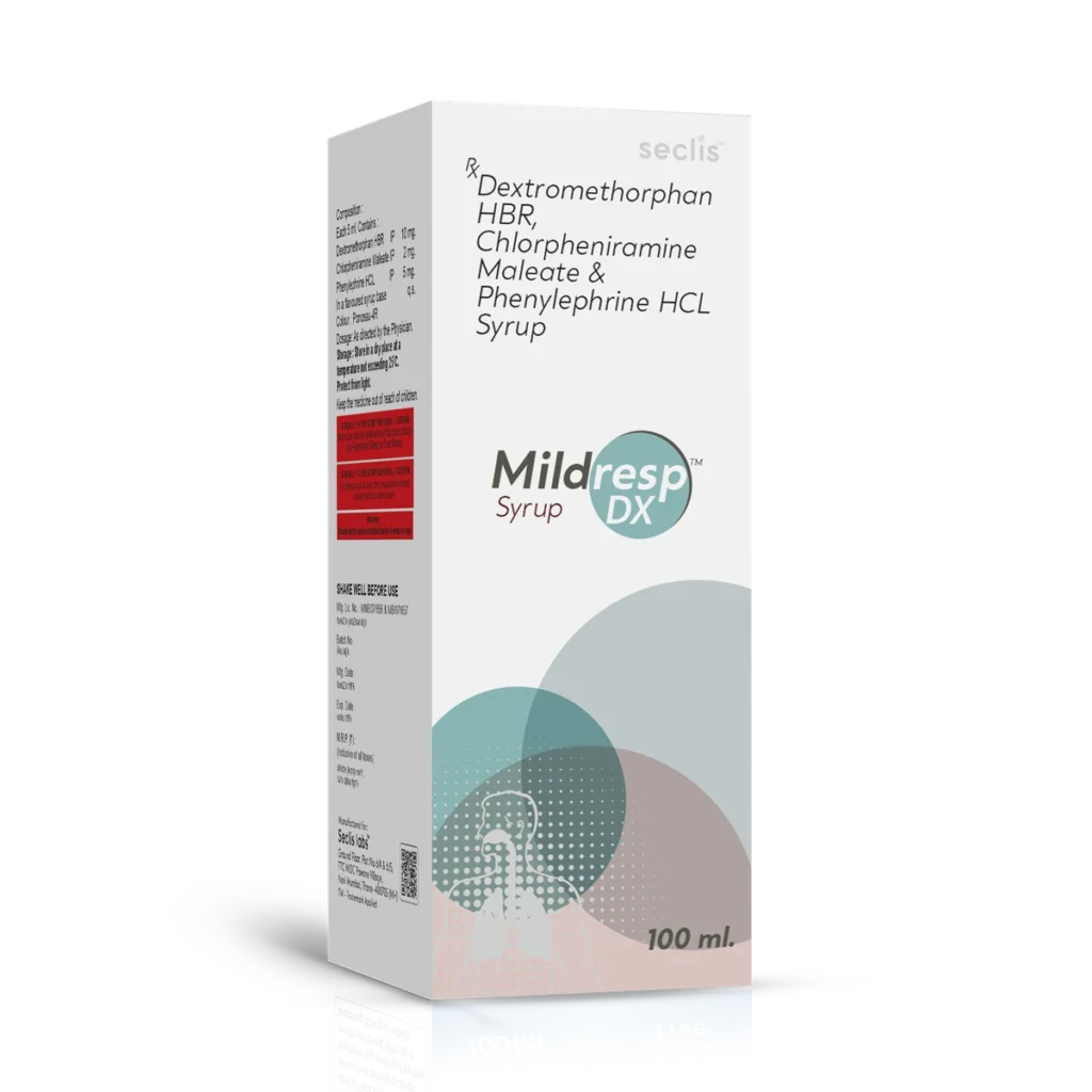 MILDRESP-DX Syrup 60ML (with carton) carton pack shot