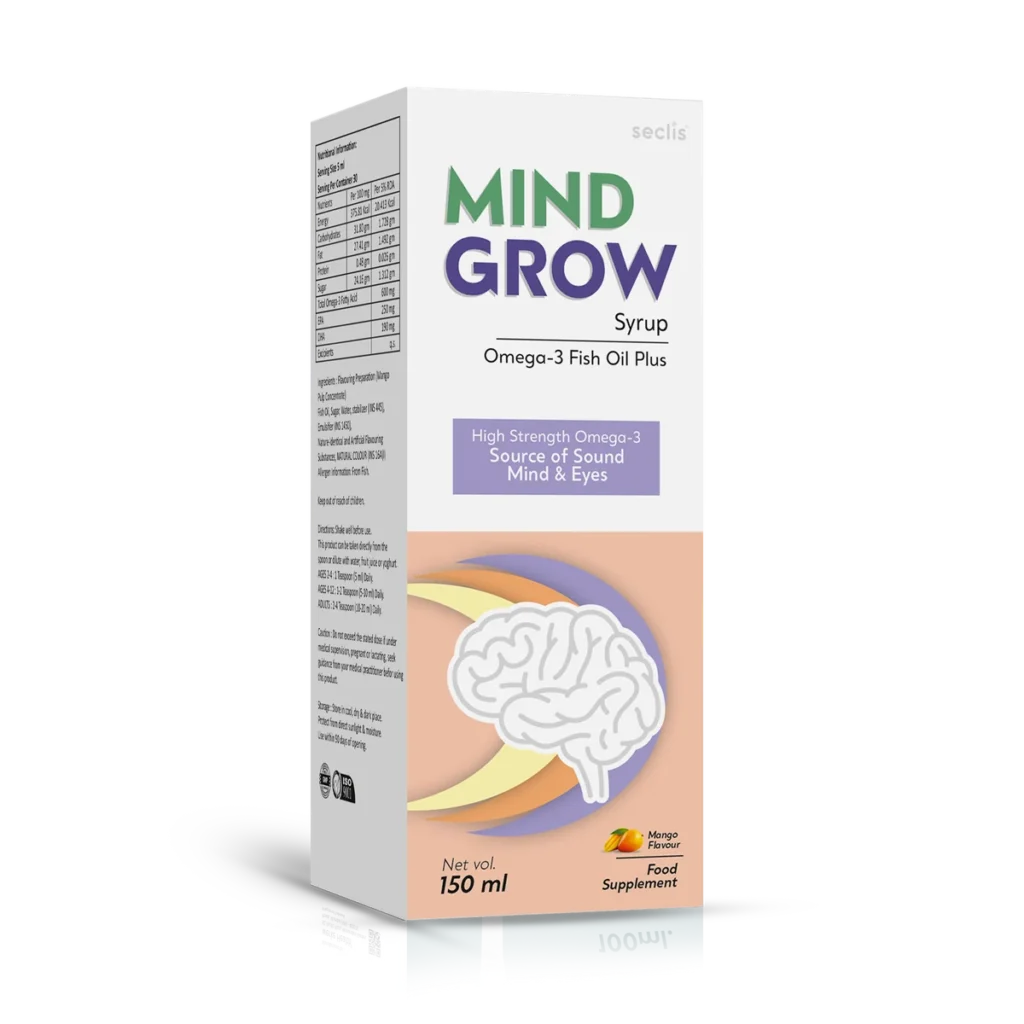 MINDGROW Syrup 150ML carton pack shot