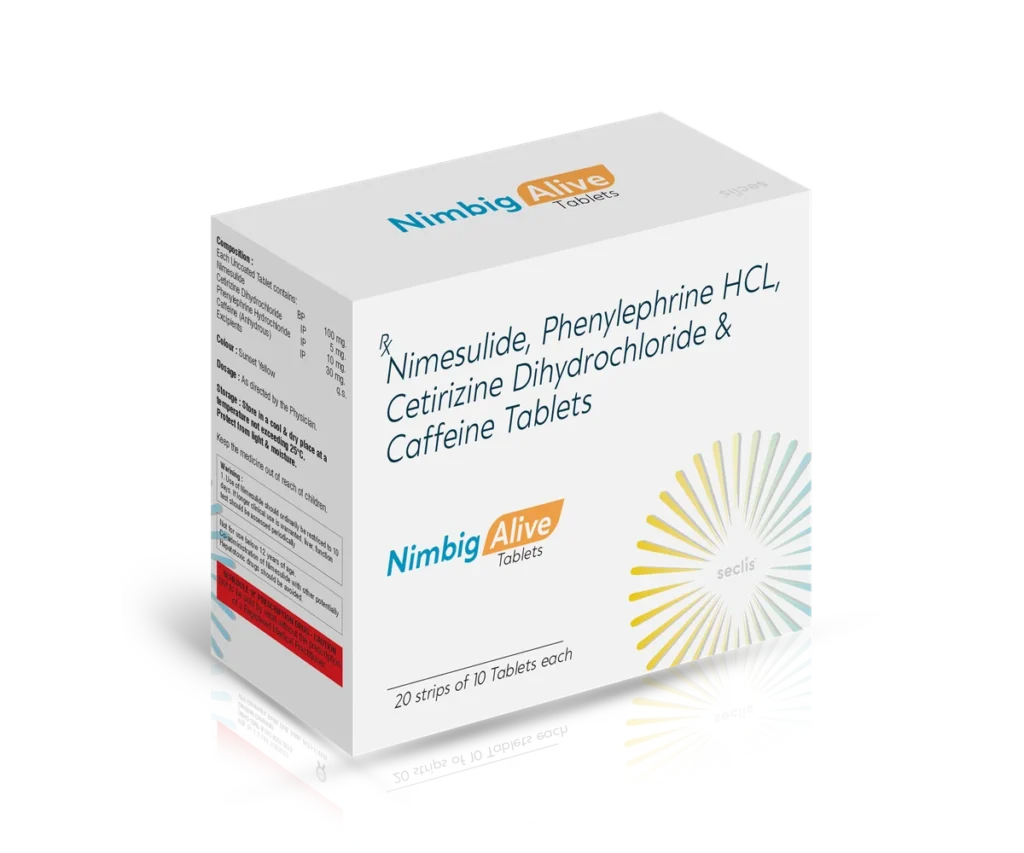 NIMBIG ALIVE Tablet 20*10 BLI carton pack shot