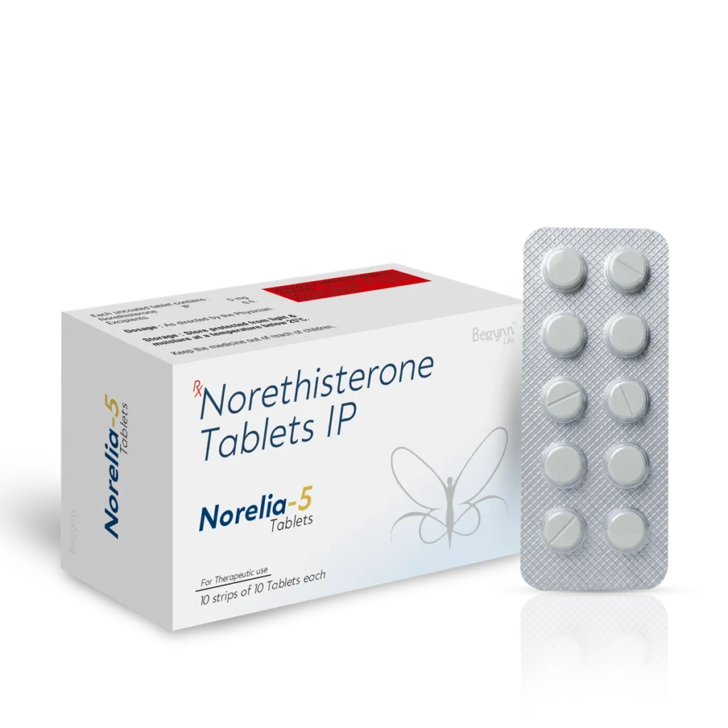NORELIA 5 Tablets 10*10 Blister pack shot