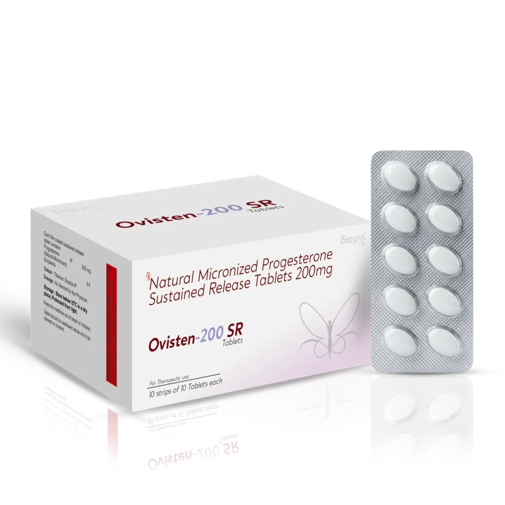 OVISTEN 200 SR Tablets 10*10 Blister pack shot