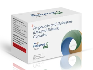 PAINPREG D 50/20 Capsules 10*10 ALU-ALU carton pack shot