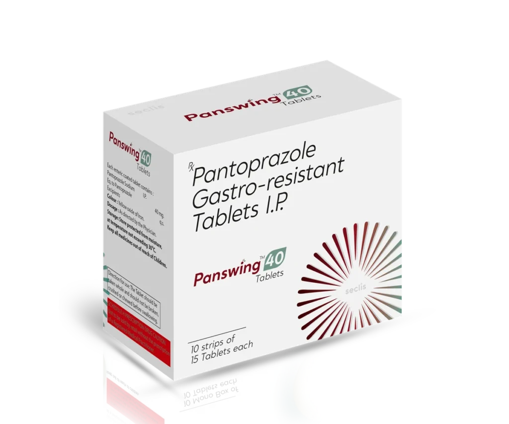 PANSWING™ 40 Tablets 10*15 ALU carton pack shot