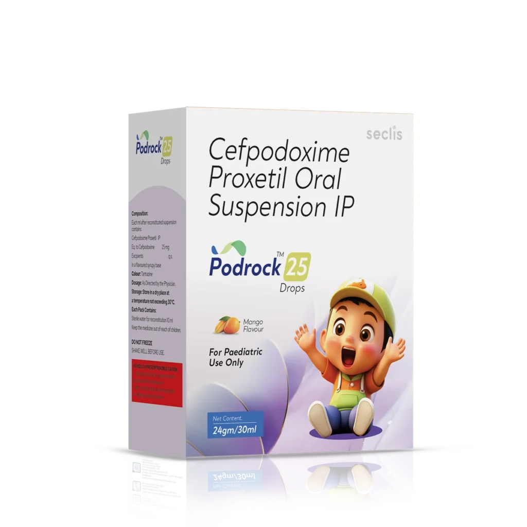 PODROCK™ 25 Drops 10 ML carton pack shot