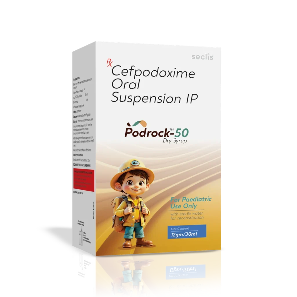 PODROCK™ 50 Dry Syrup 30 ML carton pack shot