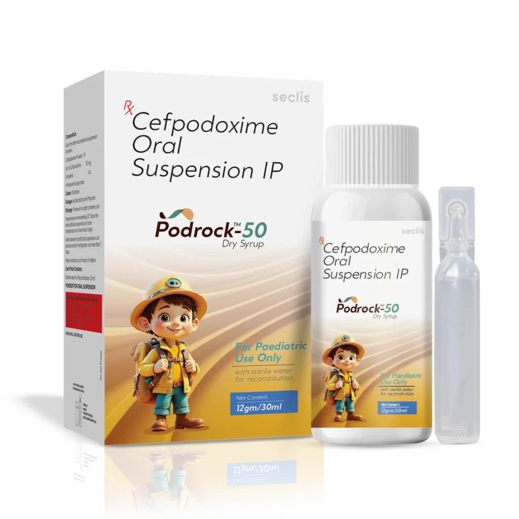 PODROCK™ 50 Dry Syrup 30 ML carton pack shot