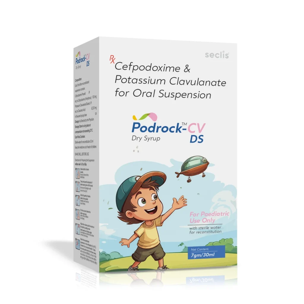 PODROCK™ CV Dry Syrup 30ML carton pack shot