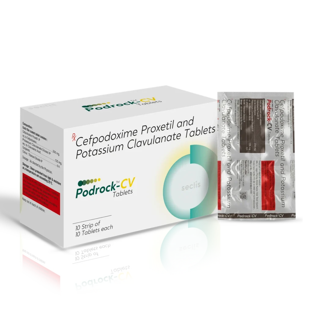 PODROCK™ CV Tablets 10*1*10 STRIP pack shot