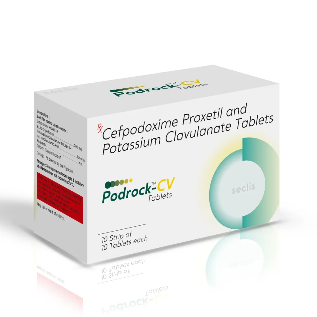 PODROCK™ CV Tablets 10*1*10 STRIP carton pack shot