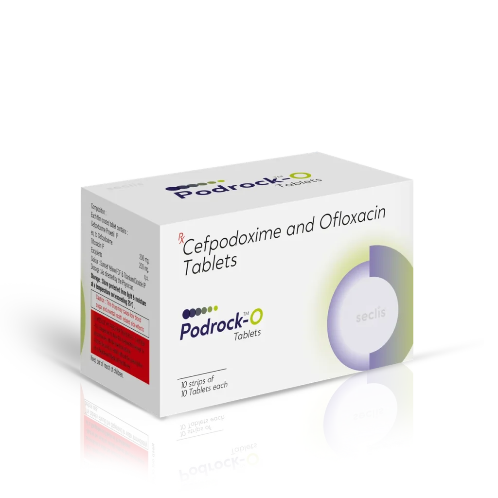 PODROCK™ O Tablets 10*10 ALU carton pack shot
