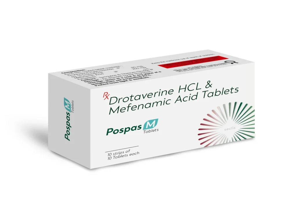 POSPAS M Tablets 10*10 Blister pack shot