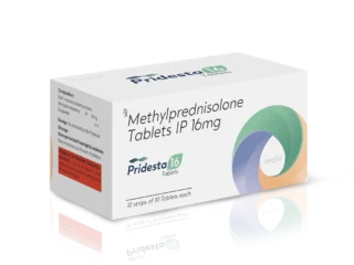 PRIDESTA™ 16 Tablets 10X10 BLI carton pack shot
