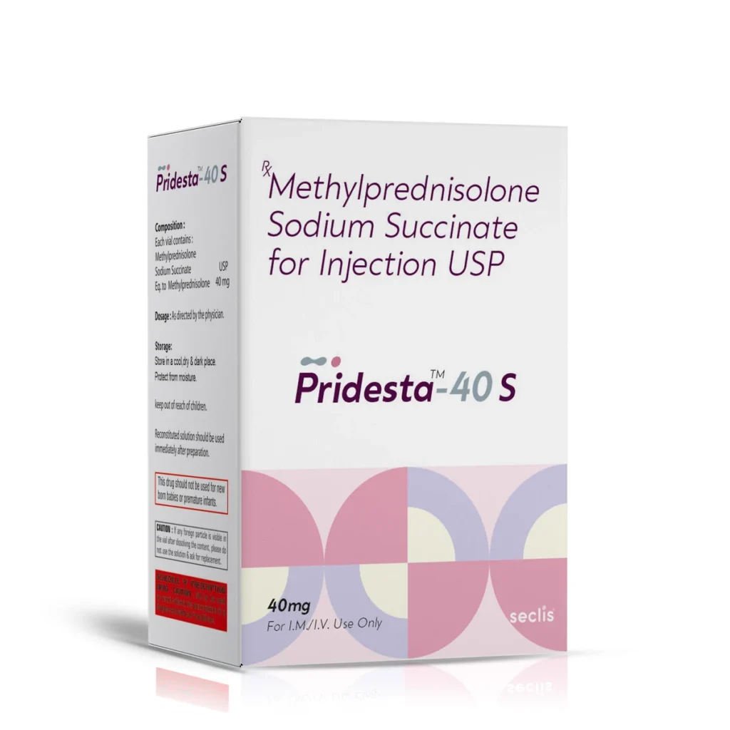 PRIDESTA™ 40 S Liquid Injection 2 ml carton pack shot