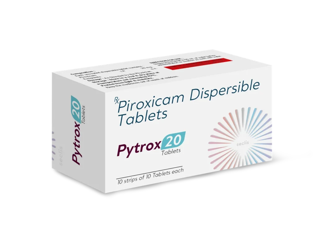 PYTROX 20 Dispersible Tablets 10X10 carton pack shot