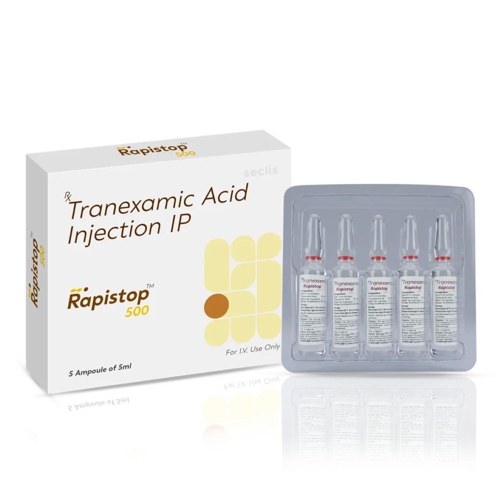 RAPISTOP 500 INJ Liquid Injection 5*5 ml Amp pack shot