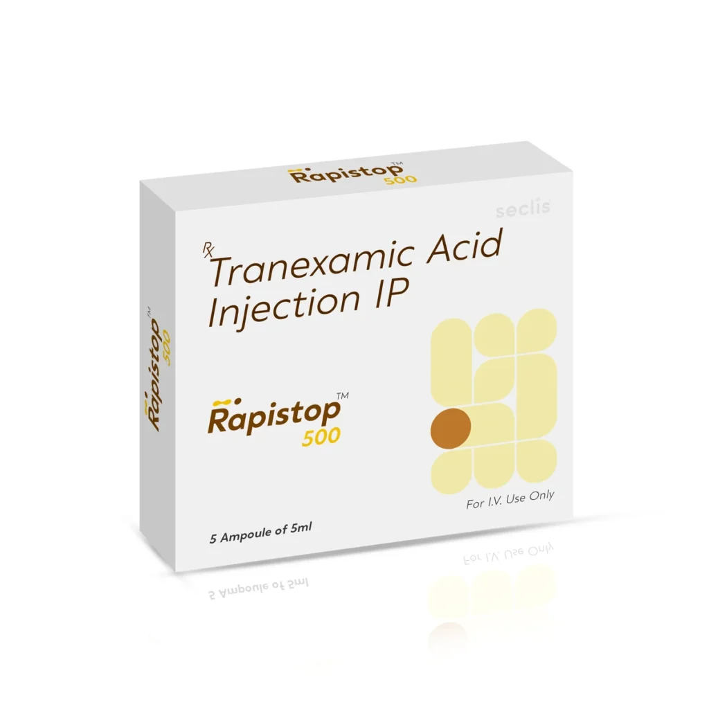 RAPISTOP 500 INJ Liquid Injection 5*5 ml Amp carton pack shot