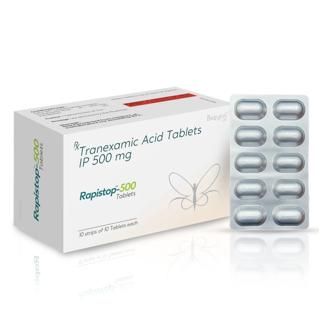 RAPISTOP 500 Tablets 10*10 ALU-ALU pack shot