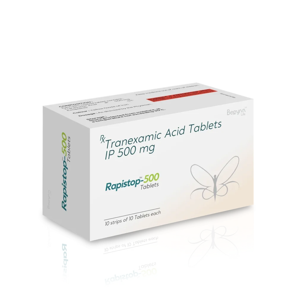 RAPISTOP 500 Tablets 10*10 ALU-ALU carton pack shot