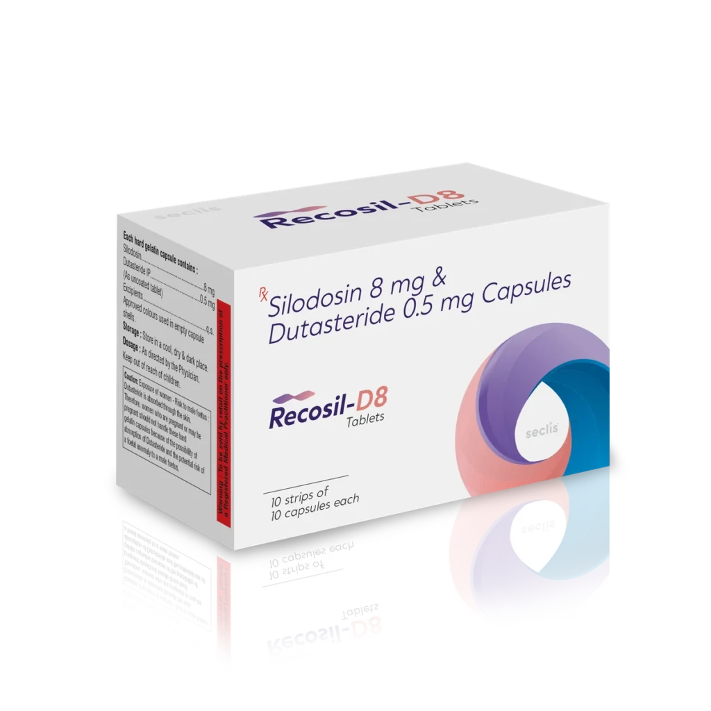 RECOSIL D8 Capsules 10*10 ALU carton pack shot