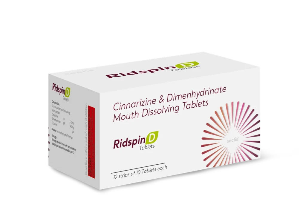 RIDSPIN D Tablets 10X10 Blister carton pack shot