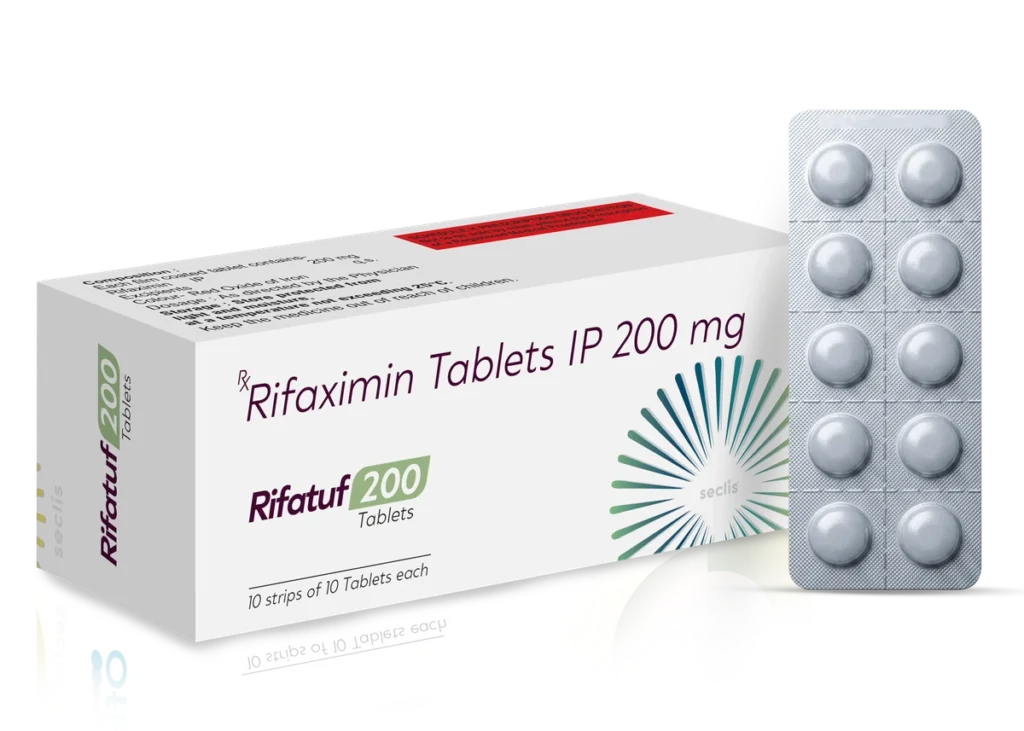 RIFATUF 200 Tablets 10*10 ALU pack shot