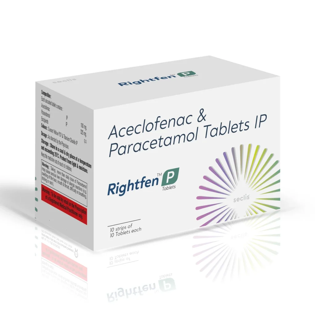 RIGHTFEN™ P Tablets 10X10 ALU carton pack shot