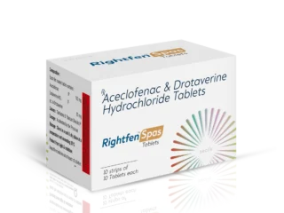 RIGHTFEN™ SPAS Tablets 10*10 ALU carton pack shot